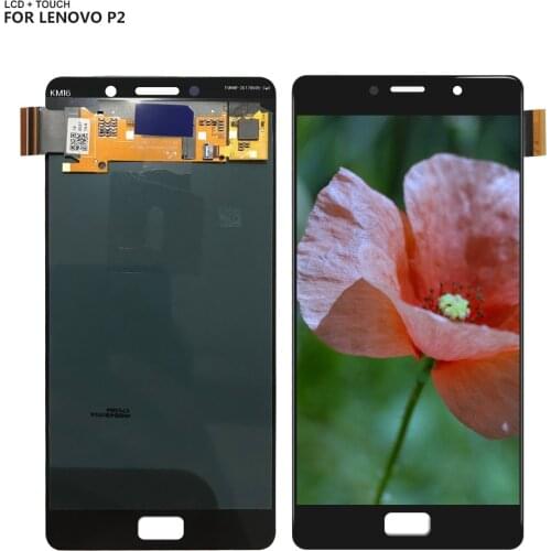 5.5" LCD For Lenovo Vibe P2 P2c72 P2a42 LCD Display Touch Screen Digitizer Assembly 2 Color Free Shipping
