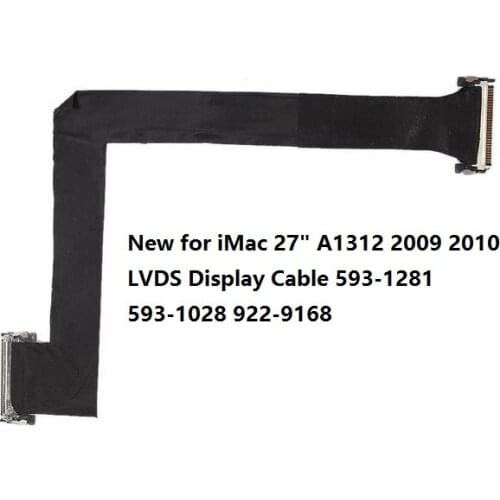 1 Lot/ 5 PCS For iMac 27" A1312 2009 2010 LCD LVDS Screen Display Cable 593-1281 A 593-1028