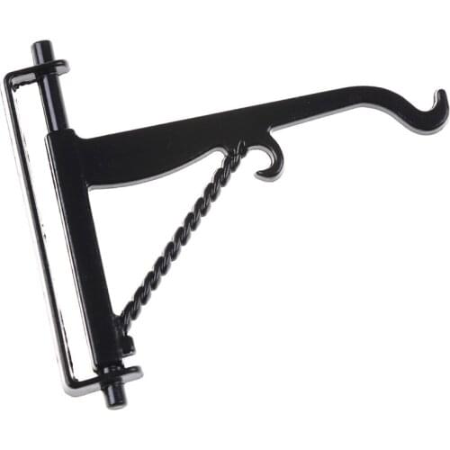 1pcs Black Metal Plant Miniature Hook Hanger Pretend Play Wall Hanger Furniture Toys for Children 1:12 Dollhouse Miniatures