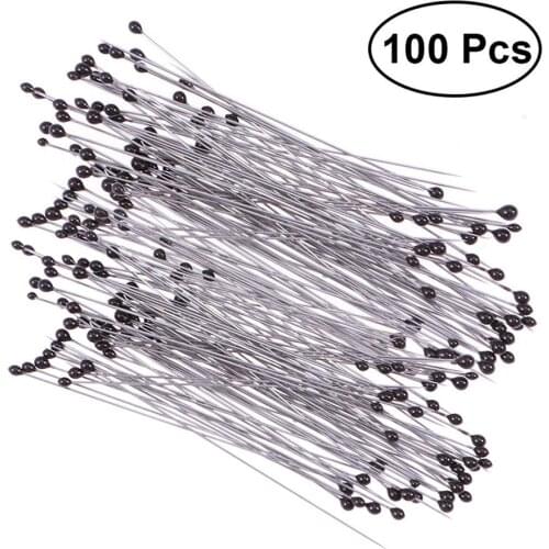 100pcs/pack Insect Pins Stainless Steel Specimen Needle with Plastic Box for School Lab Entomology Body Dissection Insect Needle