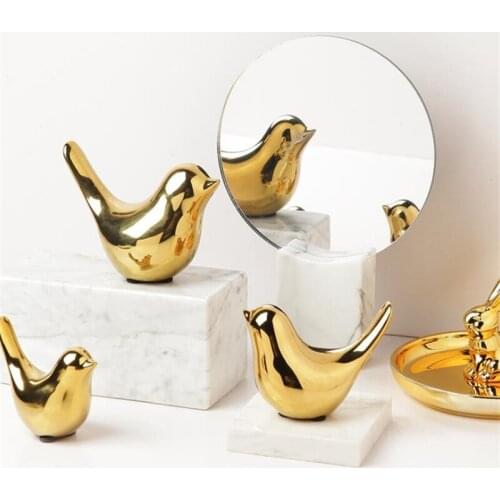 2pcs Nordic Ceramic Bird Decoration for Home Nordic Home Decoration Accessories for Living Room Wedding Figurines Decor Ornament