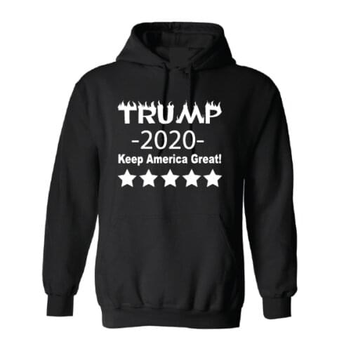 2020 Trump for 20-20 hoodie keep America great! White design hooded sweatshirt Men hoodies