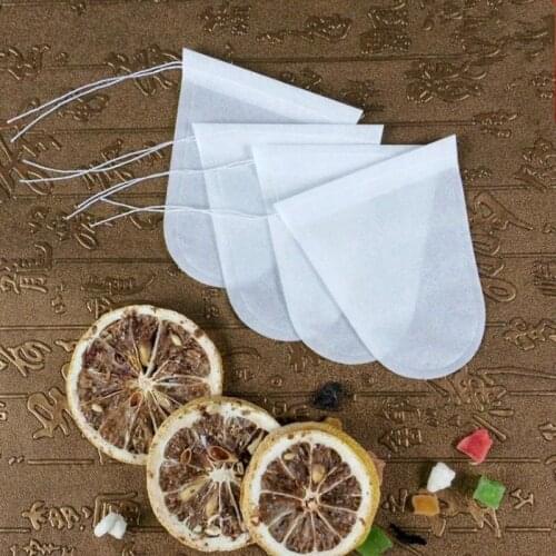 5000pcs Teabags 8X 9CM Empty Scented Tea Bags with String Heal Seal Filter Paper for Herb Loose Tea NO154