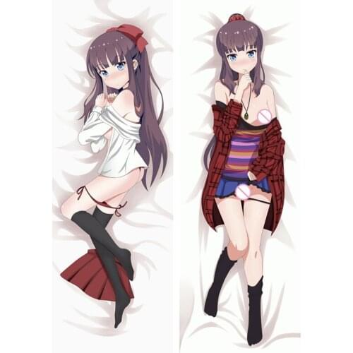 Anime Cartoon New Game Takimoto Hifumi Sexy Body Hugging Pillow Cover Case Pillowcase High Quality Cases 93001