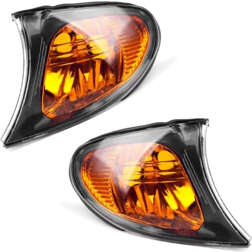 Artudatech 63137165859 63137165860 Car Front Indicator Turn Signal Corner Lights For BMW 3 Series E46 4-Door 325i 325xi 02-05