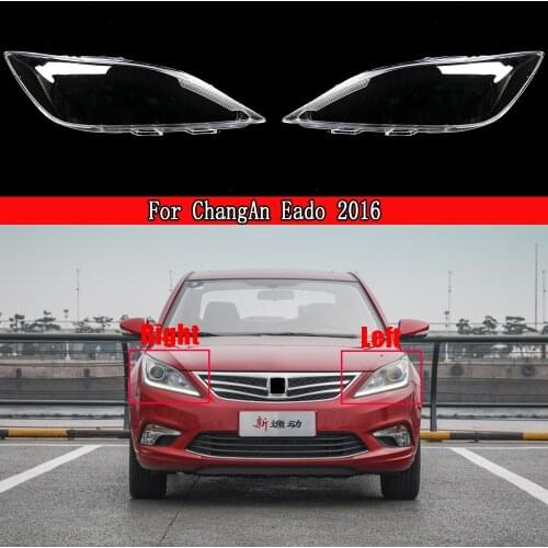 Auto Case Headlamp Caps For ChangAn Eado 2016 Car Front Headlight Lens Cover Lampshade Lampcover Head Lamp Light Glass Shell
