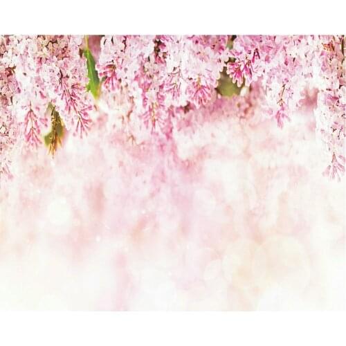Blooming Natural Flower Landscape Birthday Party Backdrop Baby Shower Room Decor Photo Booth Studio Prop
