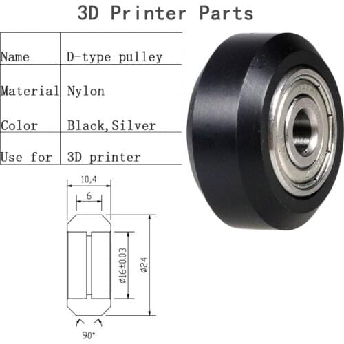 ULTRABOT 2021 3D Printer Parts and Accessories D type synchronous wheel Suitable for XY-2-PRO/X5SA/X5SA-PRO/X5SA-400/X5SA-500-2E