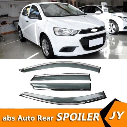 For Chevrolet aveo 2014 Window Visor Vent Shades Sun Rain Deflector Guard For Chevrolet aveo Auto Accessories 4PCS/SET