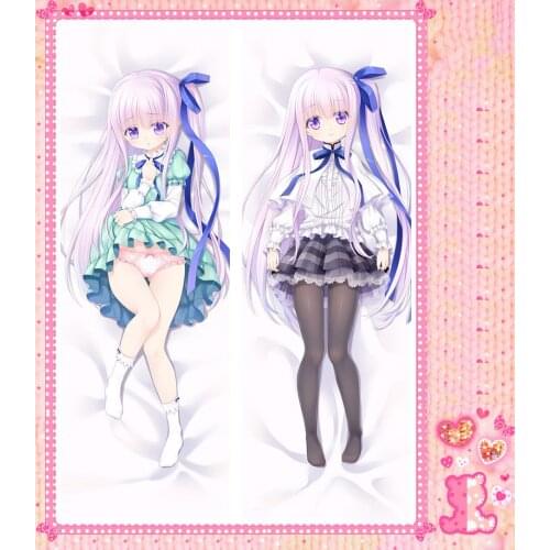 Japanese Anime Cartoon Three piece Double sided hugging Pillow Case Cover Pillowcase 2 Way WT 17051