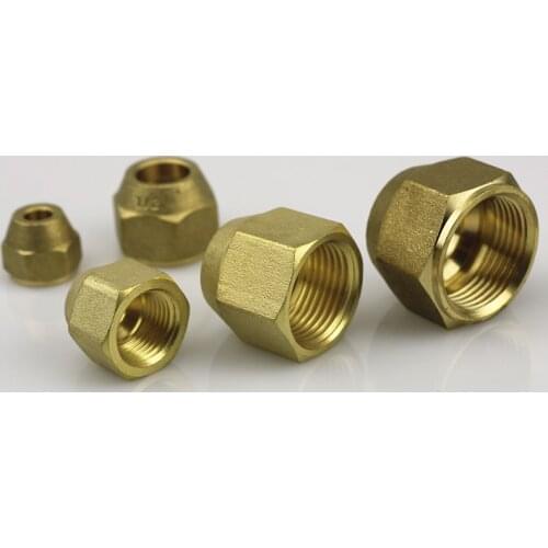 INCH thread Copper joint copper nut air conditioning copper tube aluminum tube nut