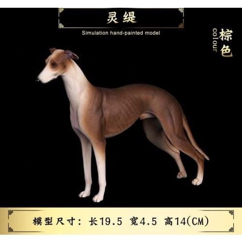 Classic European Greyhound Model Action Figure Big Dog Pet Animal Model Figurine Collection Toy Kid Gift
