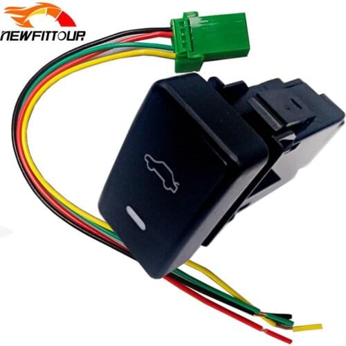 Car Trunk Switch Button Rear Door Tailgate Switch with Connection Wire Auto Accessories For Honda Fit 2008-2013