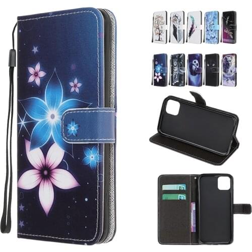 Fashion Painted Wallet Card Slot Leather Case For Samsung Galaxy A32 A31 A30S A22 A21S A20E A12 A11 A10 A02 A01 M51 M31 Cases