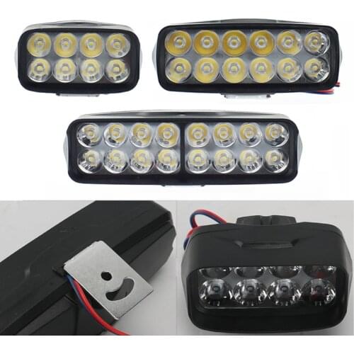 Motorcycle headlights LED moto 12v 12w/18w/24w auxiliary work lamp motorbike fog spot Lights 6000k spotlights car accessories