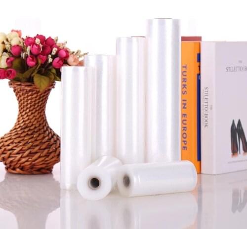 9 Roll Embossed Nylon Plastic Sleeve Bag Retail Heat Seal Vacuum Packaging Food Saving Storage Poly Bag For Meat Beef Freeze Bag