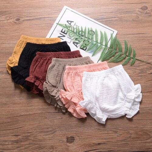 0-3Y Toddler Girl Bread Pants Infant Big PP Shorts Kid Boy Cotton Bedding Bloomers Baby Clothing Summer Bottoms Playsuit Clothes