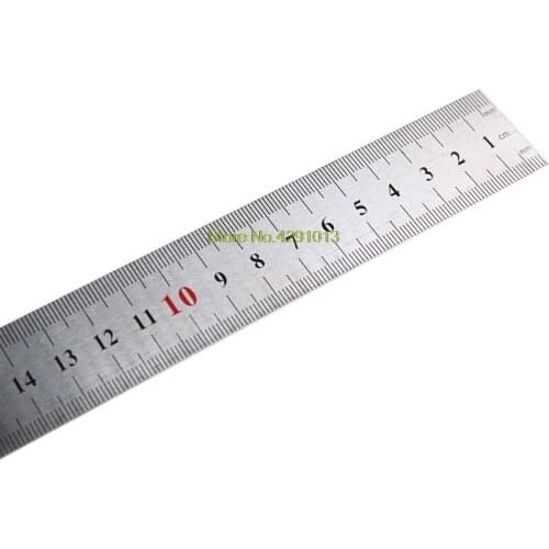 Portable 1Pc 30cm Stainless Steel Right Measuring Angle Square Ruler New Drop Shipping Support