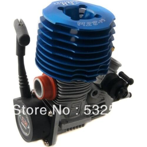 RC Blue SH 28 engine M28-P3 4.57CC Pull Starter Nitro 1/8 Buggy Monster Truggy