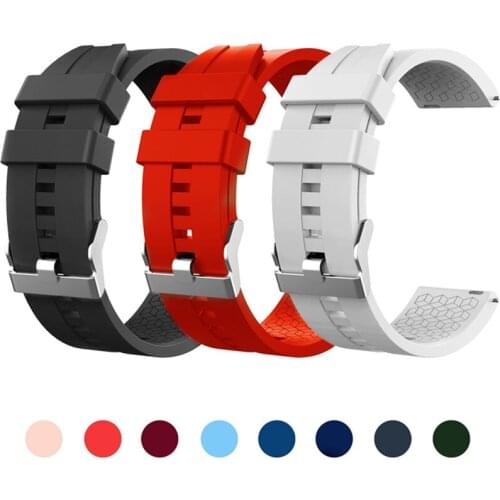 20mm Watch Strap for Samsung Galaxy 42mm for Huawei Watch 2 Silicone Watch Band for Gear Sport Bracelet for Samsung Gear Sport