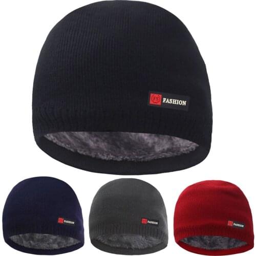 Skullies Beanies Men Winter Hat Beanie Women Knitted Hats For Men Cap Balaclava шапка женская Thick Warm Bonnet Male Ski Hat Cap