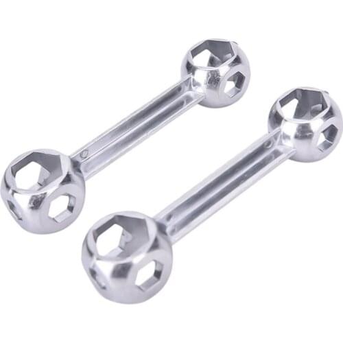 10 In 1 Mini Portable Bicycle Bike Repair Tool Bone Shape Torque Wrench Hexagon Holes Cycling Spanner Hand Multi Tools