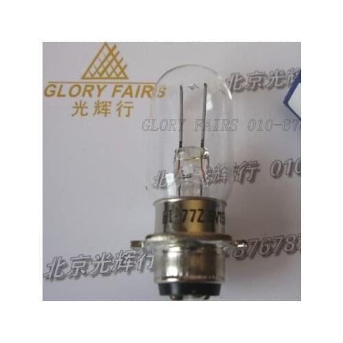2pcs 38-01-77 77Z 6V 15W lamp Zeiss Wotan microscope 3800-18-1740 380177 390177 6V15W 4 flange base EI-77Z bulb