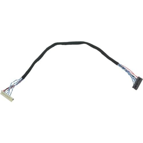 DF19-D6 20pin LVDS cable 26cm long 1ch 6bit 6 bits 20 pins for LCD controller 12.1 inch TFT LCD panel LTN121X1-L01 universal DIY