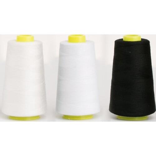 3000 Yards Strong And Durable Sewing Threads For Sewing Polyester Thread Clothes Sewing Supplies Accessories White Black