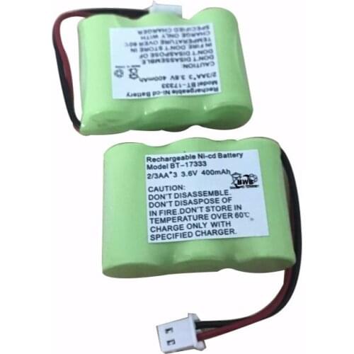 4pc 3.6V 400mAh NiMH Cordless Rechargeable Battery BT-17333 CPB9607 Replacement Pack BT-163345 BT27333 FF1765S FF1770 FF1775