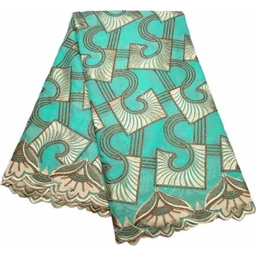 5 Yards Swiss Lace Fabric Yellow African Cotton Lace Nigerian Voile Embroidery African 100% Cotton Fabrics Swiss Voile Lace