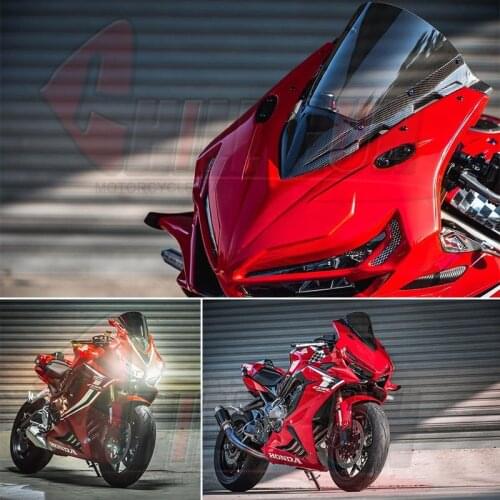 For Honda CBR650R CBR650 R 19'-20 CBR-650R Double Bubble Motorcycle Accessories Windshield WindScreen Wind Deflector Visor Viser