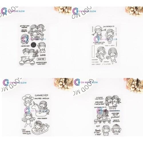 CH Girls and Boys Stamps DIY Scrapbooking Card Stencil Paper Cards Album Decoration Embossing Folder