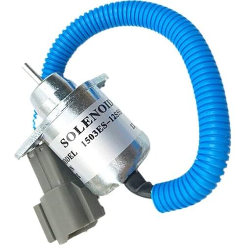 Flameout solenoid valve Engine Fuel Shut Off Stop Solenoid Valve 12V 119233-77932 1503ES-12S5SUC12S John For Deere Tractor