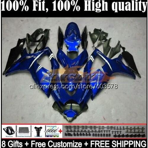 Injection For SUZUKI GSXR 600 750 CC GSXR-750 K6 750CC 5CL.29 GSXR750 GSXR-600 06 07 GSXR600 2006 2007 OEM Fairing Glossy blue