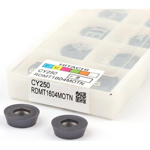 10 pcs RDMT1604MOTN CY250 100% Hitachi original carbide blade turning tool lathe tool free shipping