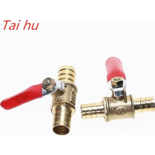 Raccord de Valve à bille en laiton, eau, huile, Air, gaz, carburant, raccords de tuyaux, connecteur pneumatique, poignée de cont