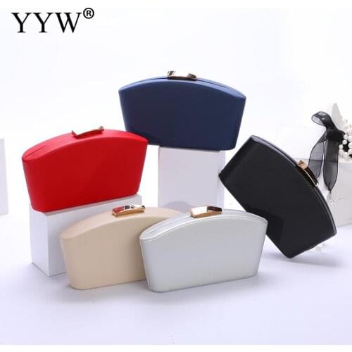 Fashion Designer Women Girl PU Leather Clutch Handbags Evening Bag Luxury Femme Shoulder Bag With Chain Wedding Dolly Bags