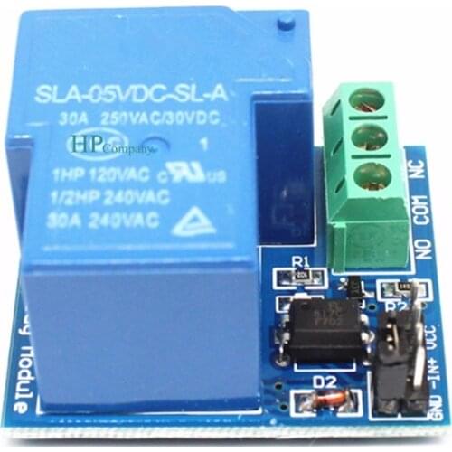 30A relay module 5V A type (normally open type) optocoupler isolation relay module