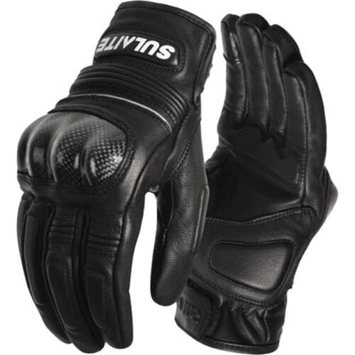 Motorcycle Gloves Breathable Full Finger Racing Gloves Outdoor Sports Protection Riding Cross Dirt Bike Sheepskin Gloves