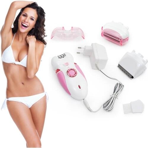 Ms. Triple Multifunction Electric Shaver Shaving Armpit Hair Plucking Women Ladies Body Hair Removal Epilator Device
