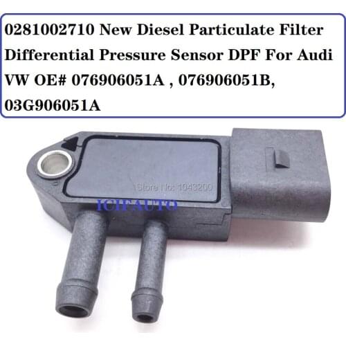 0281002710 New Diesel Particulate Filter Differential Pressure Sensor DPF FOR AUDI VW OE# 076906051A , 076906051B, 03G906051A