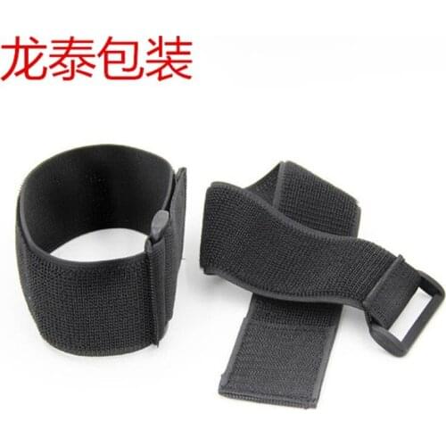 New 2015 free shipping 5pcs/lot 5cm x 50cm Elastic cable tie nylon strap with plastic buckle Hook and Loop magic Tape