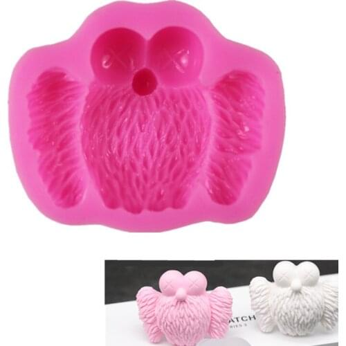 Owl Animal Silicone Soap Mold Resin Clay Candle Molds Fondant Cake Decorating Tools Chocolate Candy Pastry Cake Baking Molds
