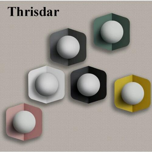 Thrisdar 5W Modern Creative LED Wall Lamps Sunflower Indoor Wall Light For Living Room Bedroom Bedside Home Lighting Fixture