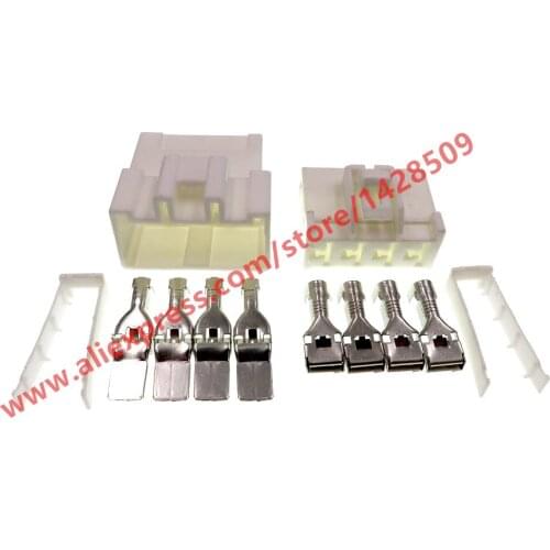 20 Sets 4 Pin Female Male Auto Electrical Connector 7.8mm High Big Current Plug Socket 7283-3040 MG651926