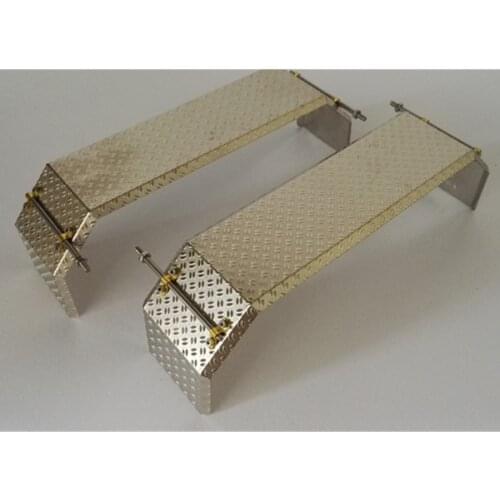 Tamiya Truck Rear Wheels Double-Axles Metal Anti-skid Fender Guard For 1/14 Scale RC Toy Tractor TAMIYA BENZZ 1850 3348 MAN TGX