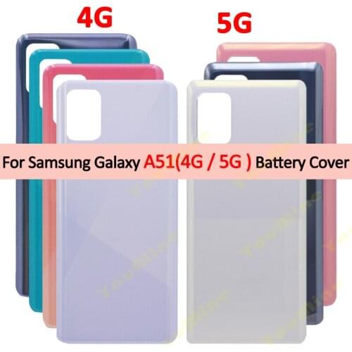 For Samsung Galaxy A51 A515 back Battery Cover Rear Door Housing Case Replacement for samsung a51 Back housing 4G / 5G
