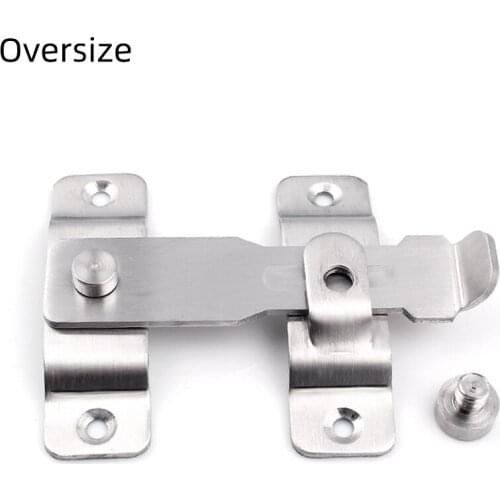 1 stainless steel oversize lock for sliding doors and windows, suitable for hardware fittings of hotel home safety doors