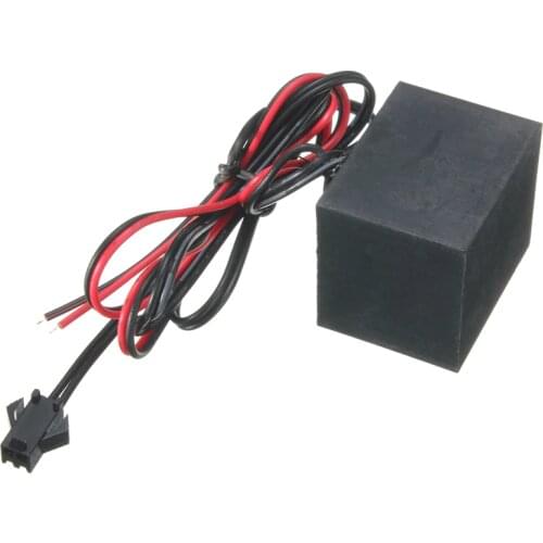 1pcs 12V Connector For Flash Flexible Neon EL Wire Light Lamp Glow Strip Tube Wire Rope Glow EL Wire Driver Controller Dropship